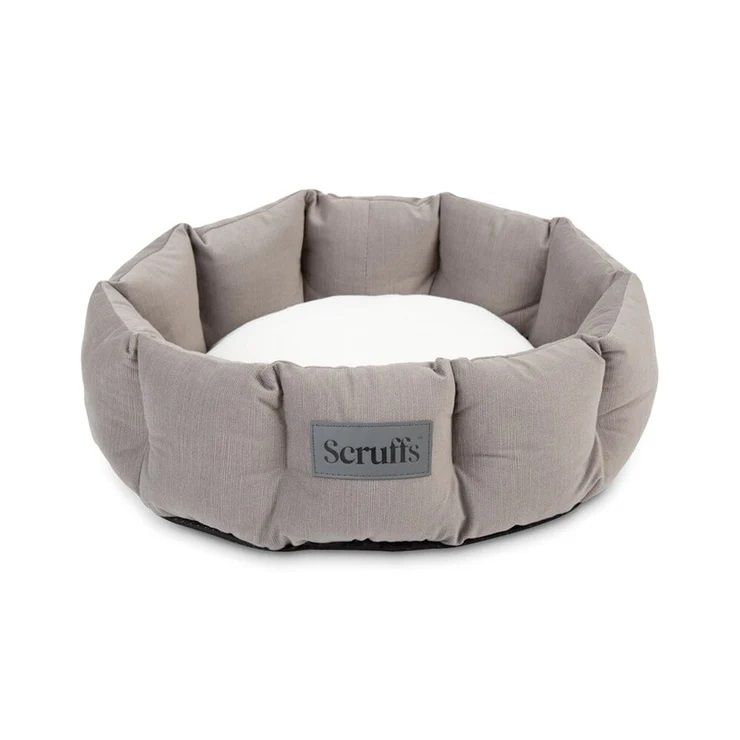 Scruffs Helsinki Cat Bed - Dove Grey - Shopivet.com