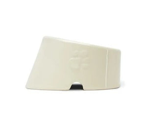 Scruffs Icon Flat Faced Dog Bowl 18cm - Cream - Shopivet.com
