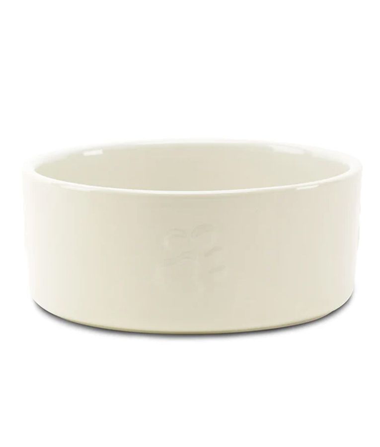 Scruffs Icon Food Dog Bowl - Cream 19cm - Shopivet.com