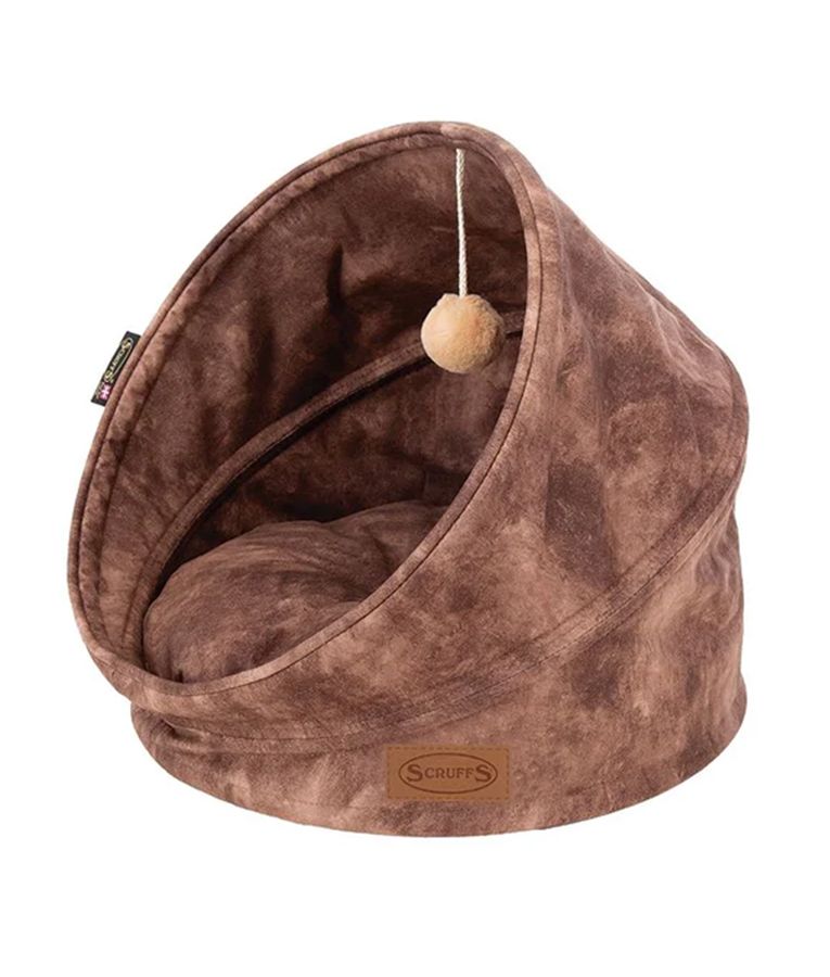 Scruffs Kensington Cat Bed - Chocolate - Shopivet.com