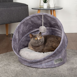 Scruffs Kensington Cat Bed - Grey - Shopivet.com