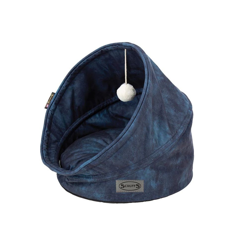 Scruffs Kensington Cat Bed - Navy - Shopivet.com