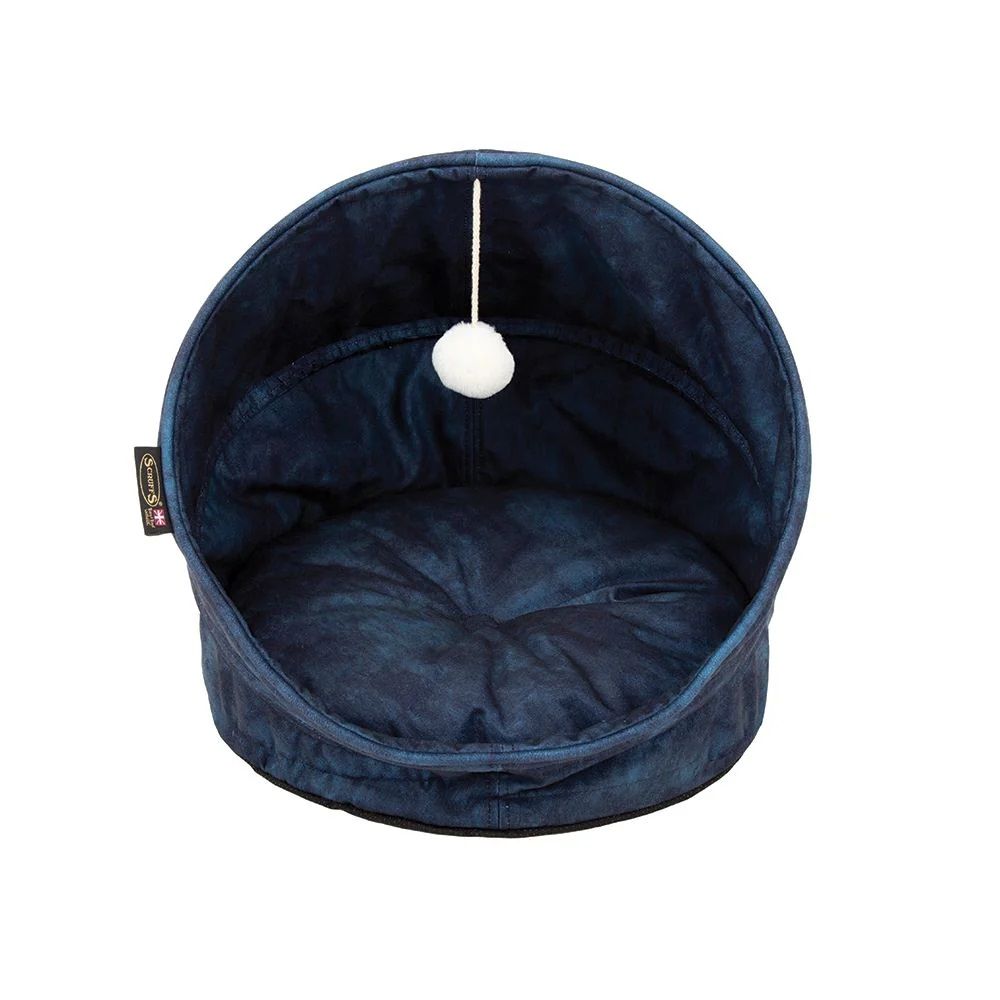 Scruffs Kensington Cat Bed - Navy - Shopivet.com