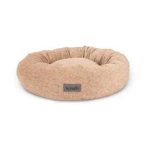 Scruffs Oslo Donut Dog Bed - Desert Sand Medium - Shopivet.com