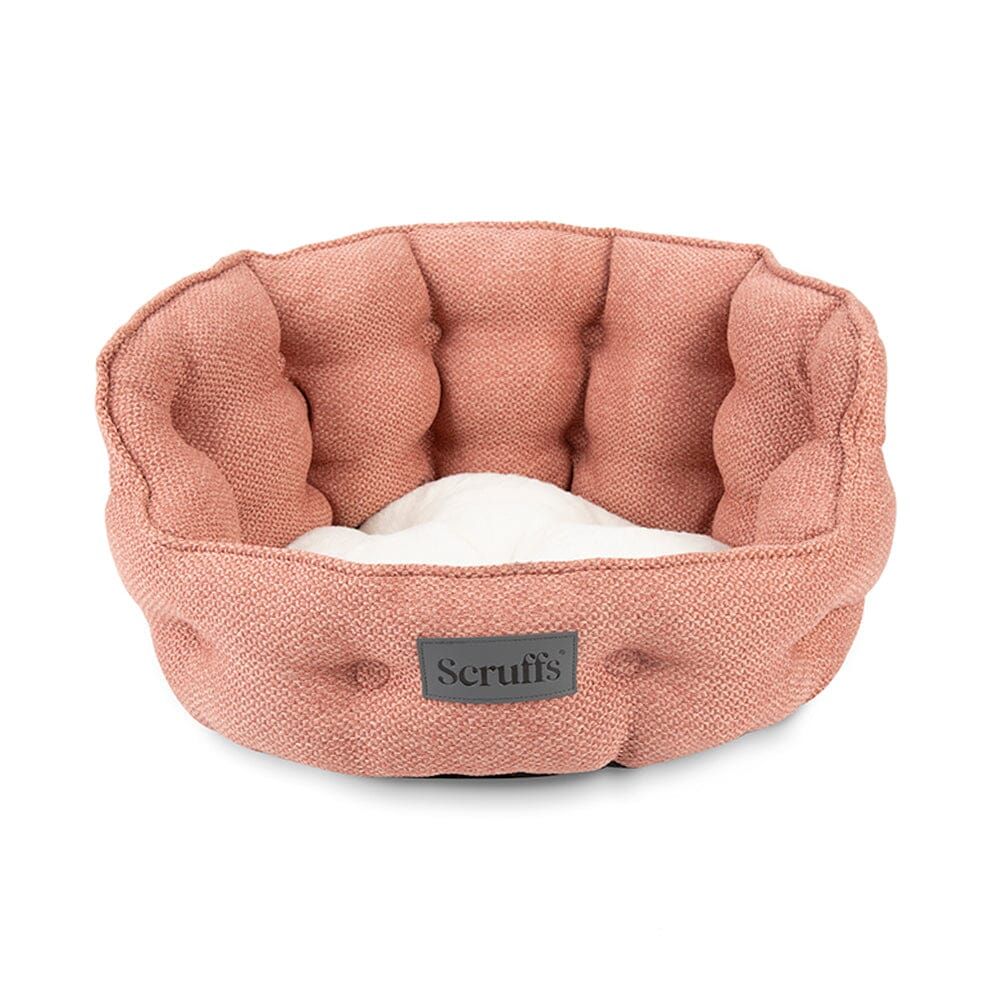 Scruffs Seattle Cat Bed - Coral Pink - Shopivet.com