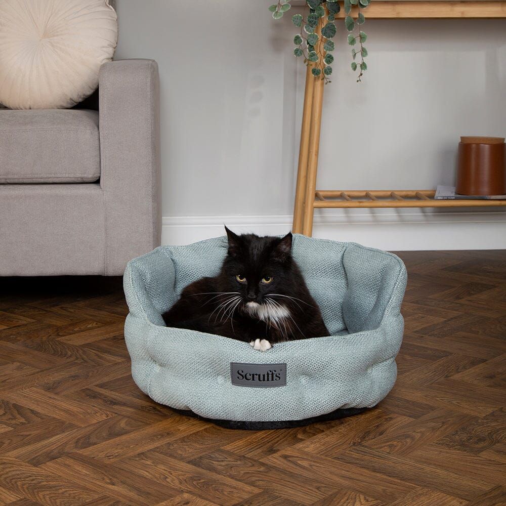 Scruffs Seattle Cat Bed - Topaz Green - Shopivet.com