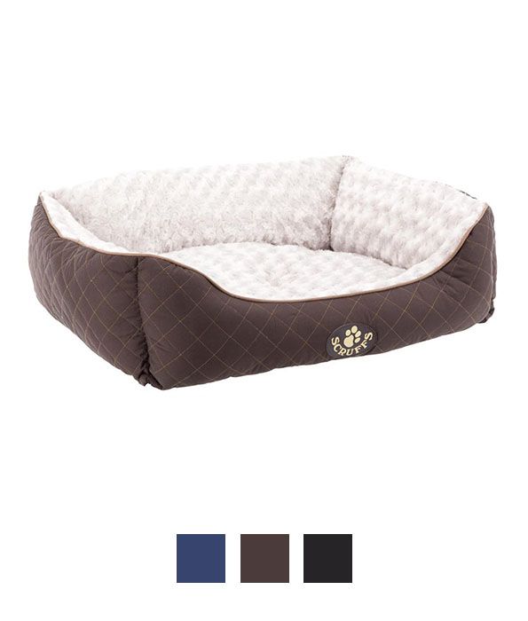 Scruffs Wilton Box Dog Bed - Grey Medium - Shopivet.com