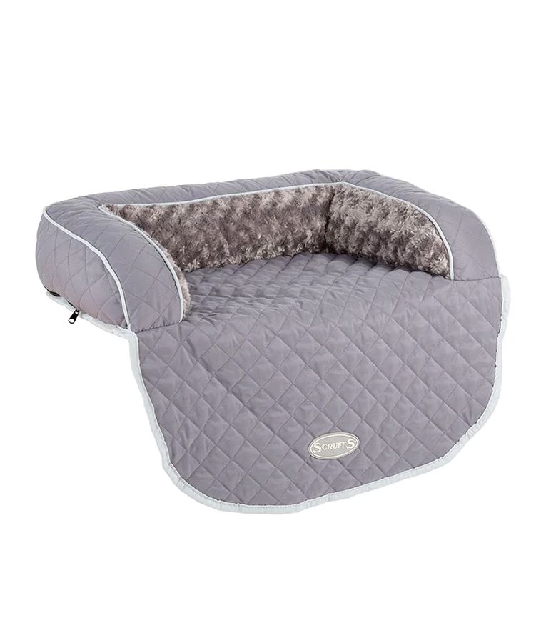 Scruffs Wilton Sofa Dog Bed - Storm Grey Small - Shopivet.com