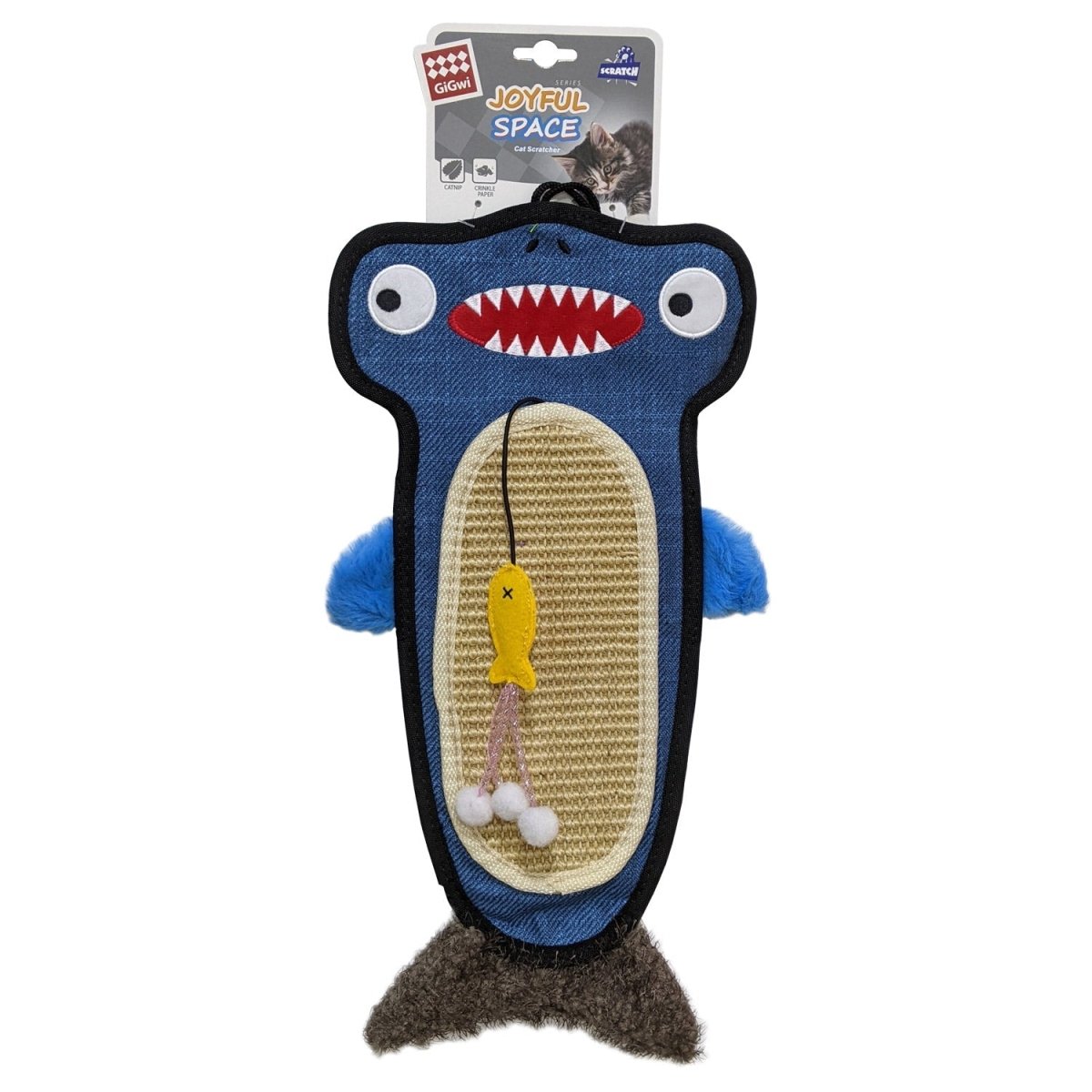 Shark Cat Scratcher with Catnip - Shopivet.com