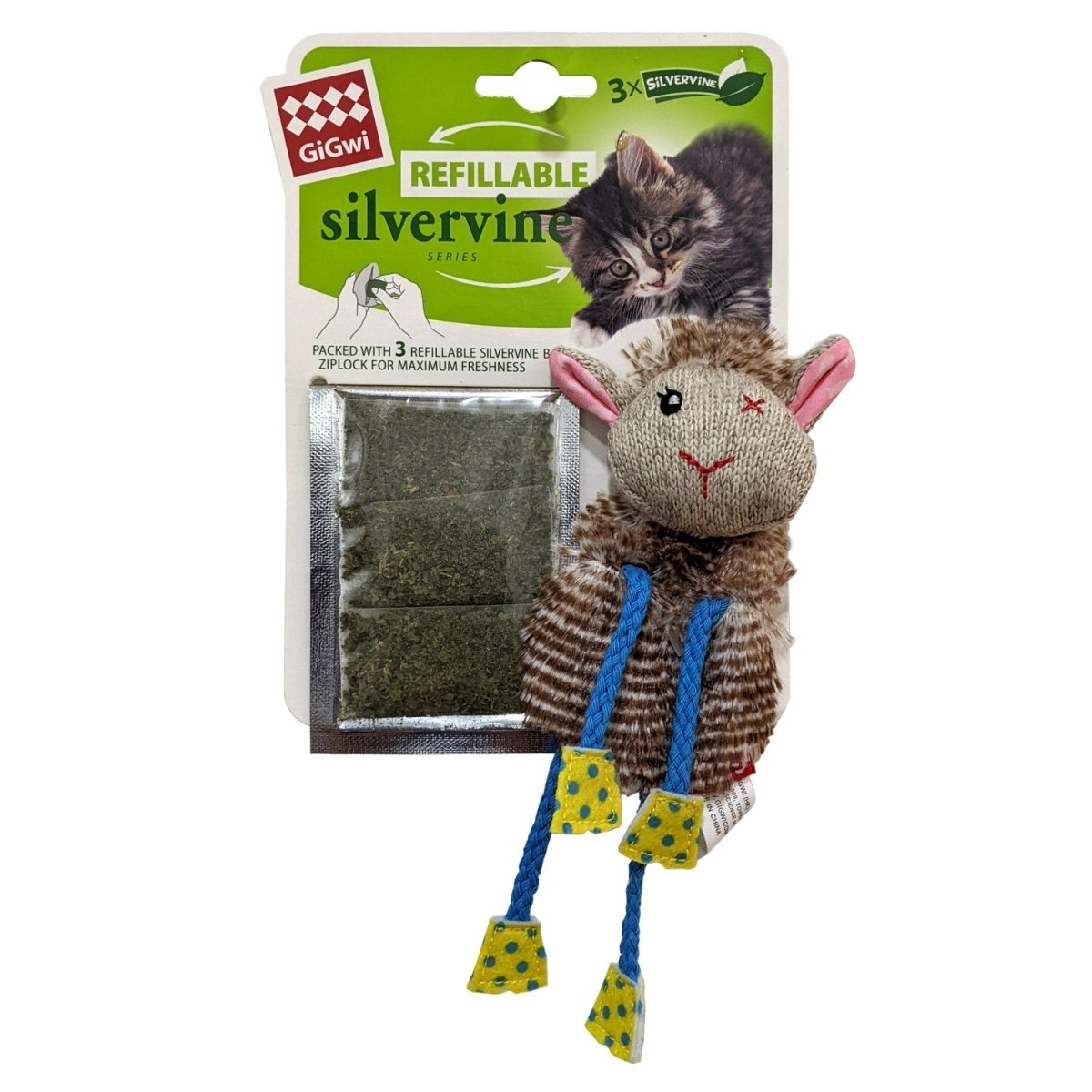 Sheep Refillable Slivervine with 3 Slivervine teabags with ziplock bag - Shopivet.com