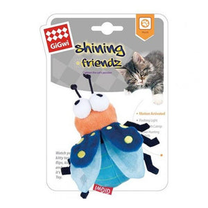 Shining Friends Firefly with activated LED light & Catnip inside - Shopivet.com