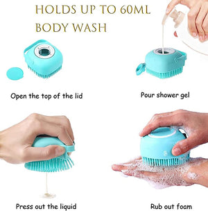 Silicone Body Brush Shower Scrubber - Shopivet.com