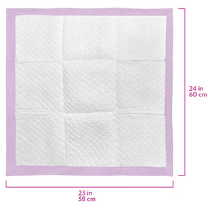 Simple Solution All Day Premium Dog Pads, Lavender Scent, 23″ x 24″ – Pack of 100 - Shopivet.com