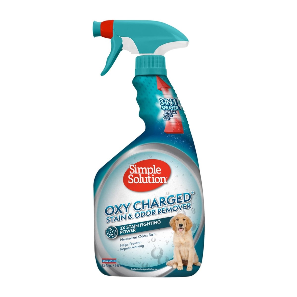Simple Solution Oxy Charged Pet Stain and Odor Remover – 945ml - Shopivet.com