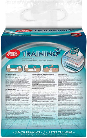 Simple Solution Premium Dog and Puppy Training Pads – 56 Pads - Shopivet.com