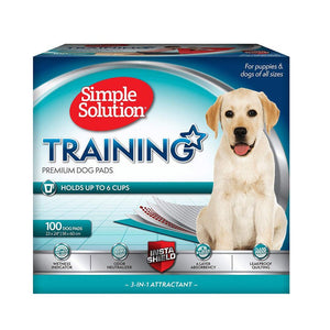 Simple Solution Premium Dog and Puppy Training Pads (Pack of 100) - Shopivet.com