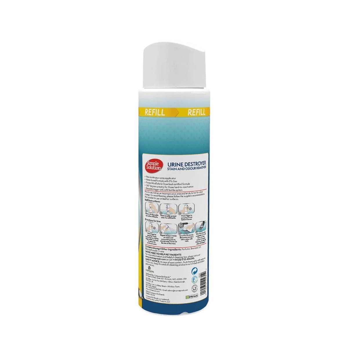 Simple Solution Urine Destroyer (Flairosol) Refill 400ml - Shopivet.com