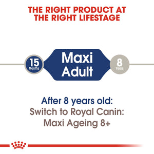 Size Health Nutrition Maxi Adult (WET FOOD - Pouches) 10 x 140g