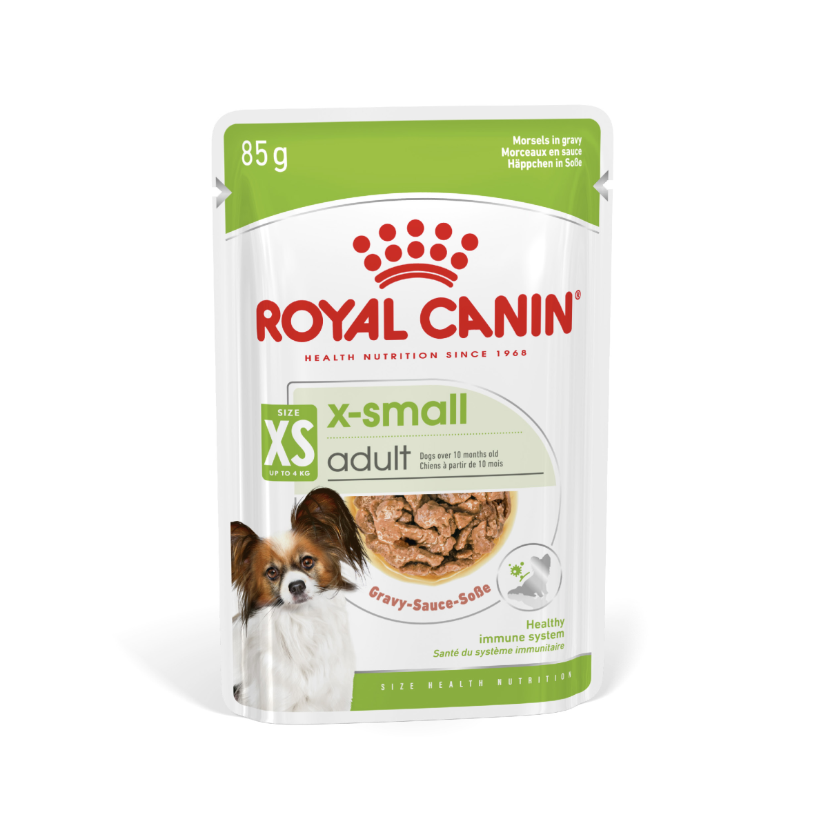 Size Health Nutrition XS Adult (Wet Food - Pouches) 12 x 85 g