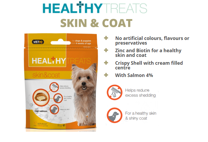 Healthy Treats Skin & Coat for Dogs & Puppies 70g - 70g