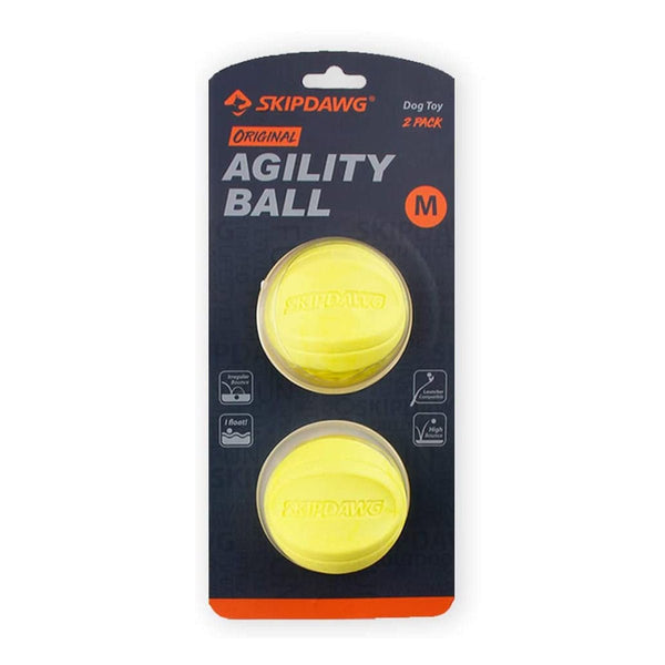 SKIPDAWG Dog Agility Ball Pack of 2 (Medium) - Shopivet.com