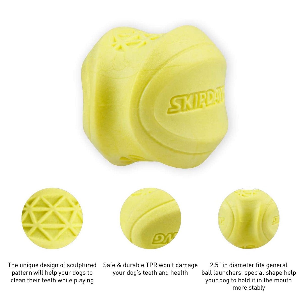 SKIPDAWG Dog Agility Ball Pack of 2 (Medium) - Shopivet.com