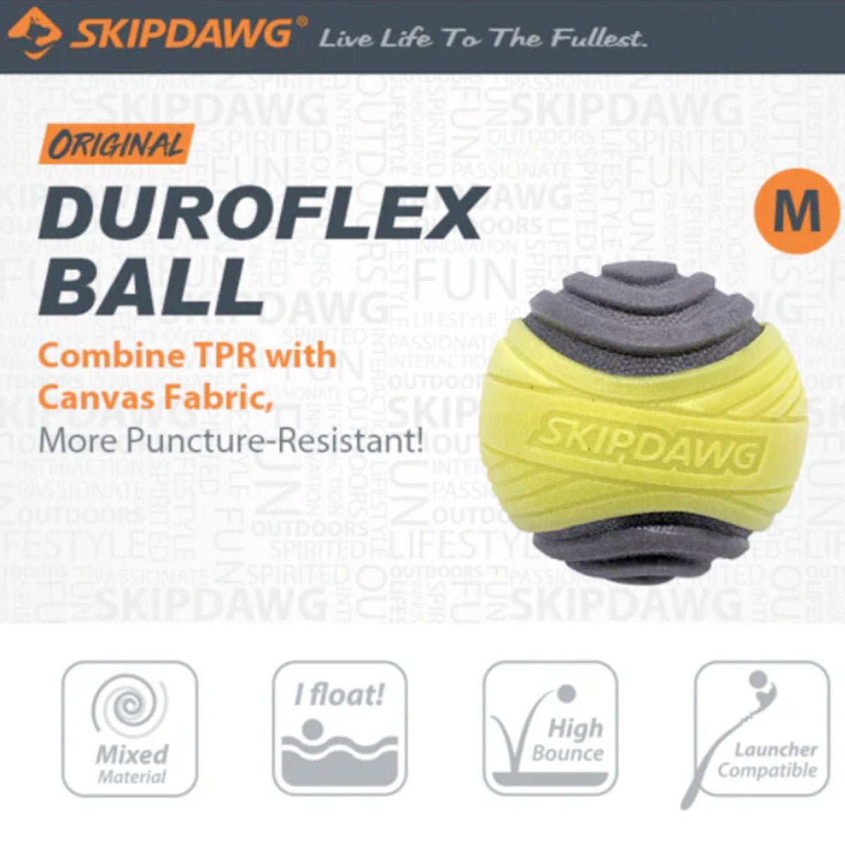 Skipdawg Duroflex Ball (Medium) - Shopivet.com