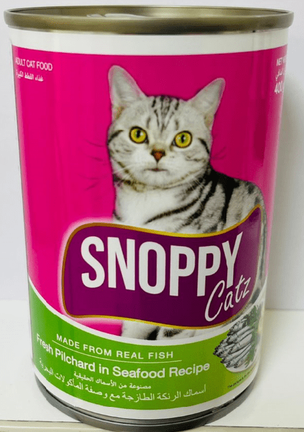 Snoppy Catz Cat Can - Ocean Mackerel with Tuna White Meat in Jelly Flavor - Shopivet.com