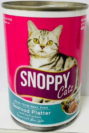 Snoppy Catz Cat Can - Ocean Mackerel with Tuna White Meat in Jelly Flavor - Shopivet.com