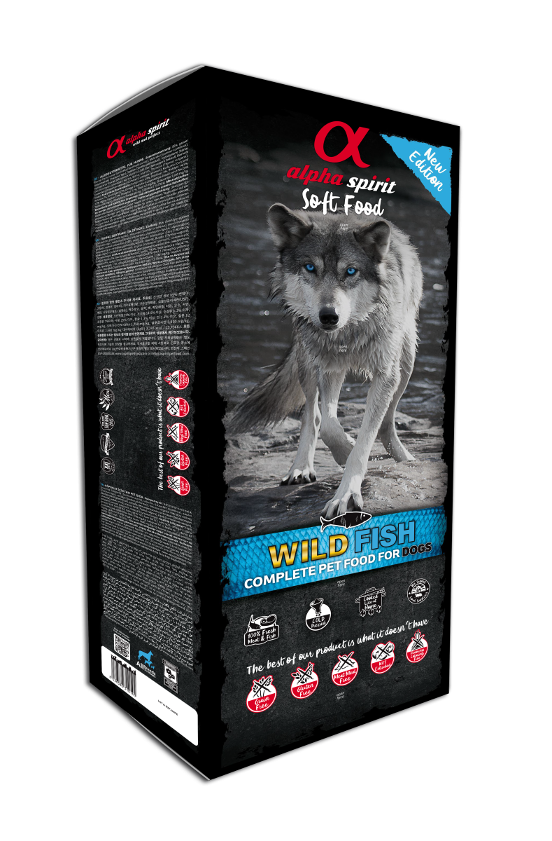 Soft Food for Adult Dogs Wild Fish 9 kg (45 trays x 200 g)