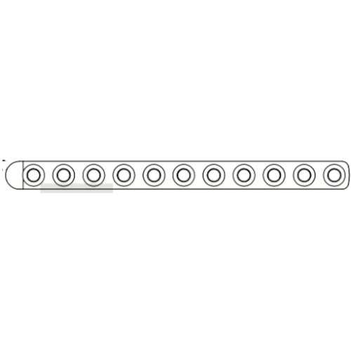 Stacked Locking Hole Plate 2.4mm 11 Hole 80mm Long - Shopivet.com