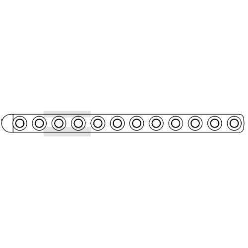 Stacked Locking Hole Plate 2.4mm 12 Hole 87mm Long - Shopivet.com