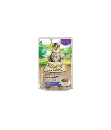 Stuzzy Cat Chunks with Turkey for Sterilized Cats 85g (Min Order 85g – 24pcs)[Weight - 85g] - Shopivet.com