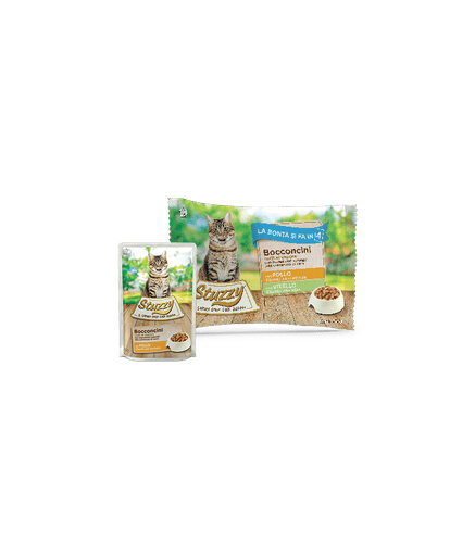 Stuzzy Cat Multipack Chunks with Chicken with Veal 4x85g - Shopivet.com