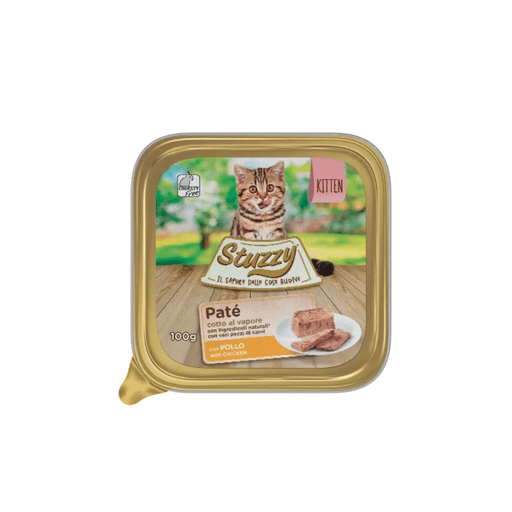 Stuzzy Cat Pate Chicken For Kitten 100g [Minimum Order Qty:32pcs] - Shopivet.com
