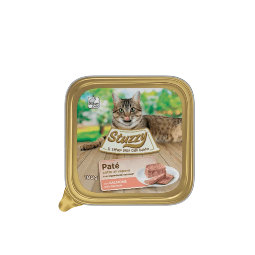Stuzzy Cat Pate Salmon For Cat 100g [Minimum Order Qty:32pcs] - Shopivet.com