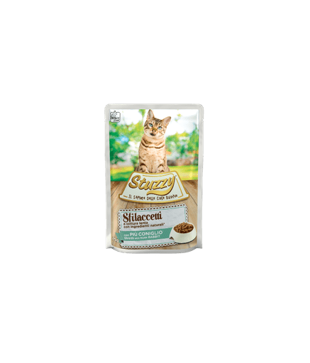 Stuzzy Cat Shreds with Rabbit 85g (Min Order 85g – 24pcs)[Weight - 85g] - Shopivet.com