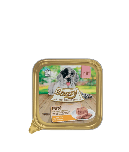 Stuzzy Classic Dog Paté for Puppies with Chicken 150g Alutray (Min Order 150g - 22pcs)[Weight - 150g] - Shopivet.com