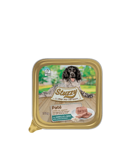 Stuzzy Classic Dog Paté with Lamb and Rice 150g Alutray (Min Order 150g - 22pcs)[Weight - 150g] - Shopivet.com