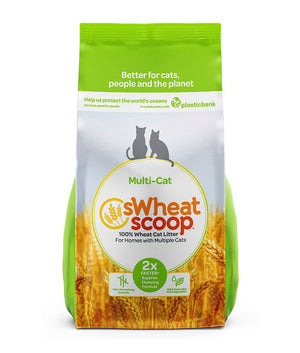 sWheat Scoop Multi - Cat All Natural Wheat Superior Fast Clumping Cat Litter - 5.44KG - Shopivet.com