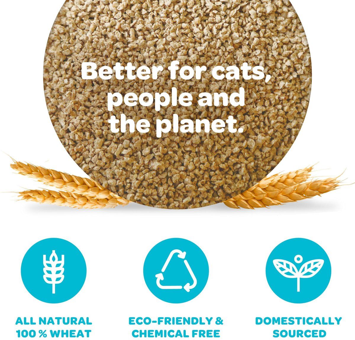 sWheat Scoop Original All Natural Wheat Blend Fast Clumping Cat Litter - 5.44KG - Shopivet.com