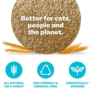 sWheat Scoop Original All Natural Wheat Blend Fast Clumping Cat Litter - 5.44KG - Shopivet.com