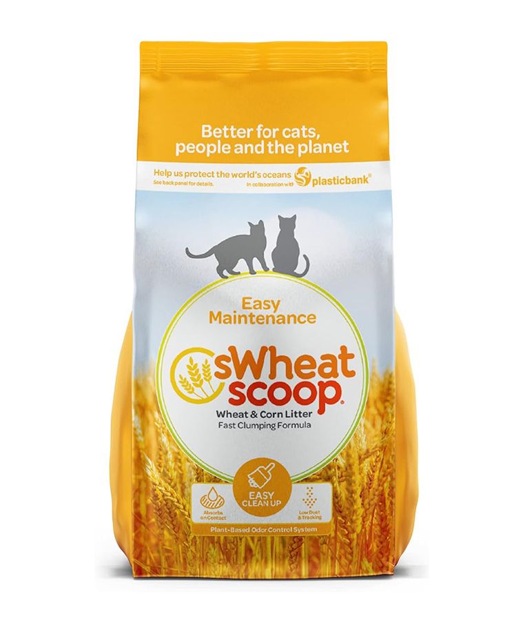 sWheat Scoop Wheat & Corn Blend Natural Easy Maintenance Fast Clumping Cat Litter - 11.33KG - Shopivet.com