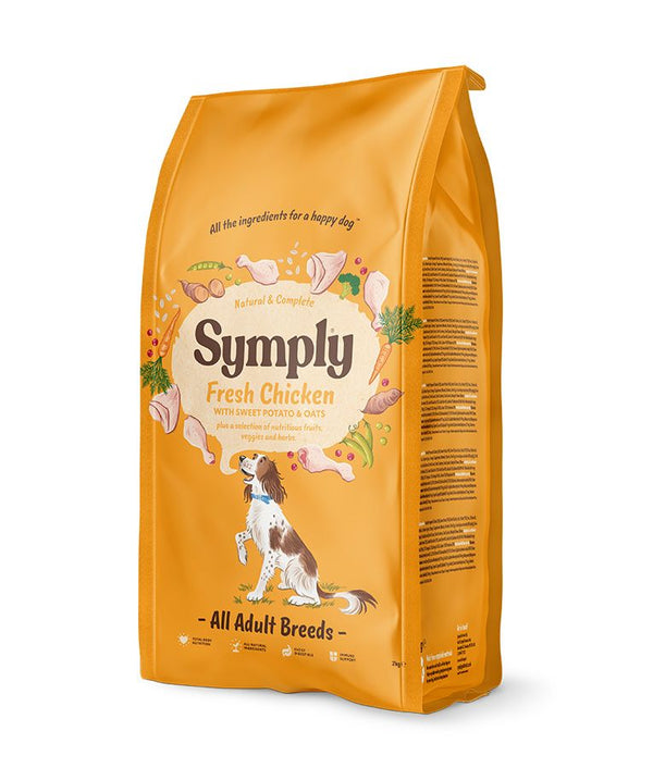 Symply Fresh Chicken All Adult Breeds Dry Dog Food - Shopivet.com
