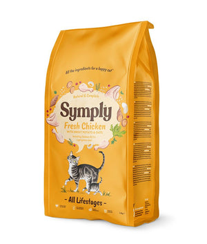 Symply Fresh Chicken All Lifestages Dry Cat Food - 4KG - Shopivet.com