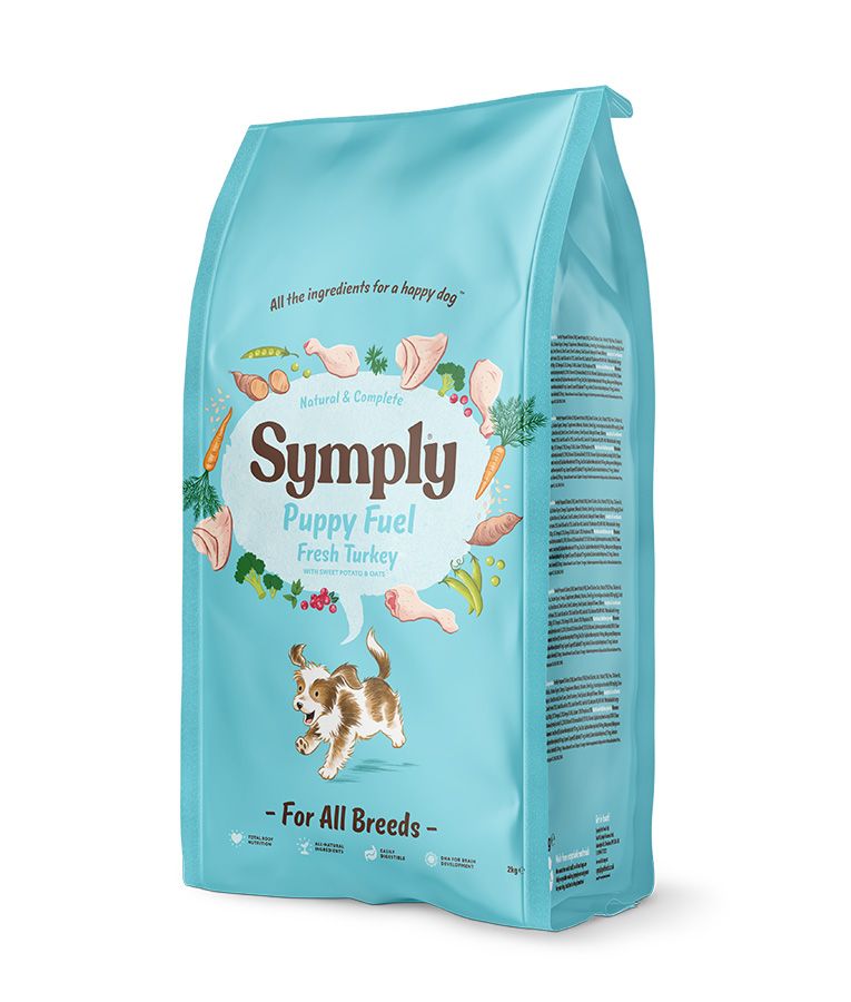 Symply Puppy Fuel Fresh Turkey All Breeds Dry Dog Food - 2kg - Shopivet.com