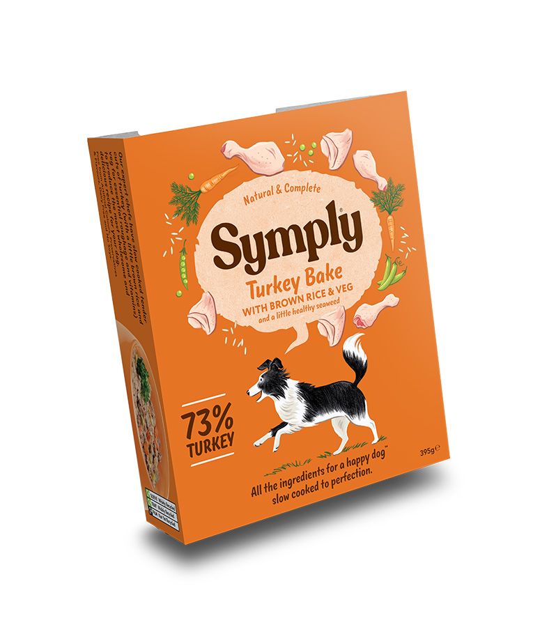 Symply Turkey Bake Adult Wet Dog Food 395g - 395g - Shopivet.com