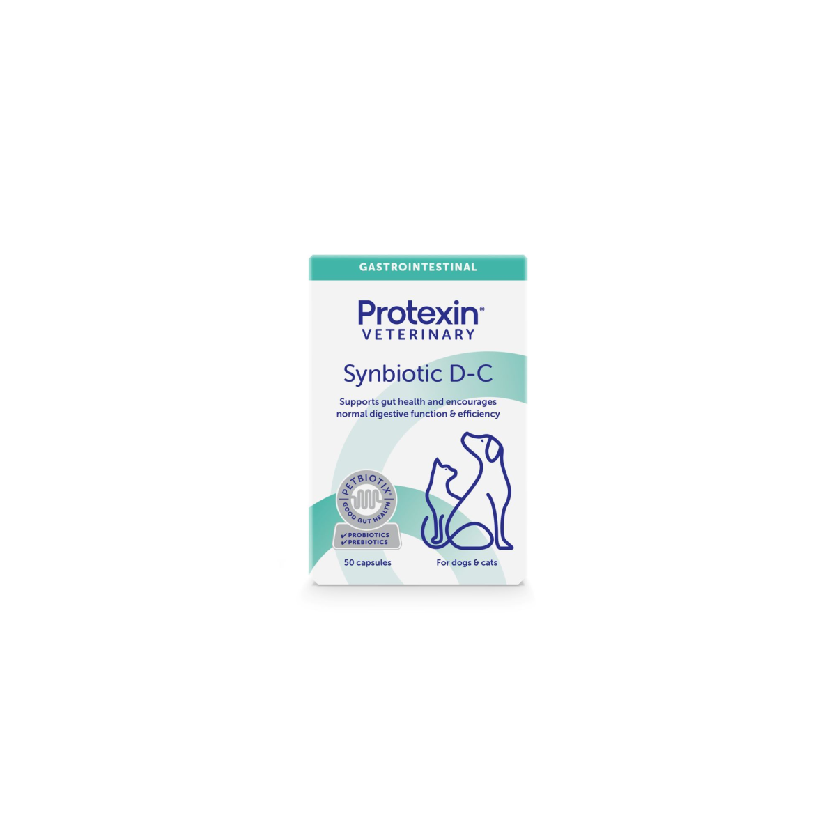 Synbiotic D-C for Dogs & Cats, 50 Capsules