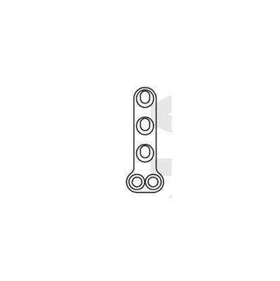 T - Plate 2.0mm 5 Hole, 2 Hole Head 25mm - Shopivet.com