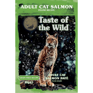 Taste of the Wild Adult Cat Salmon Patê – 85g - Shopivet.com